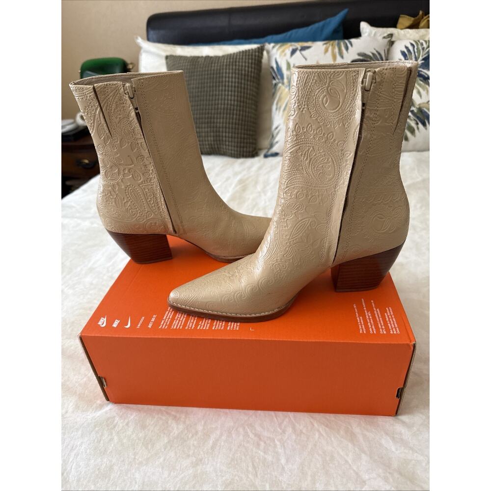 Matisse Women's Caty Tan Tooled Leather Booties Size 7 - Picture 7 of 12